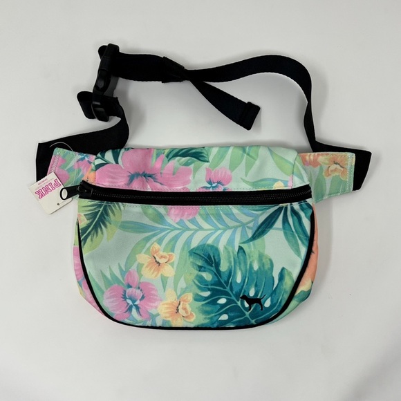 🔥VS PINK Tropical Floral Palm Leaf Fanny Pack - Picture 4 of 12